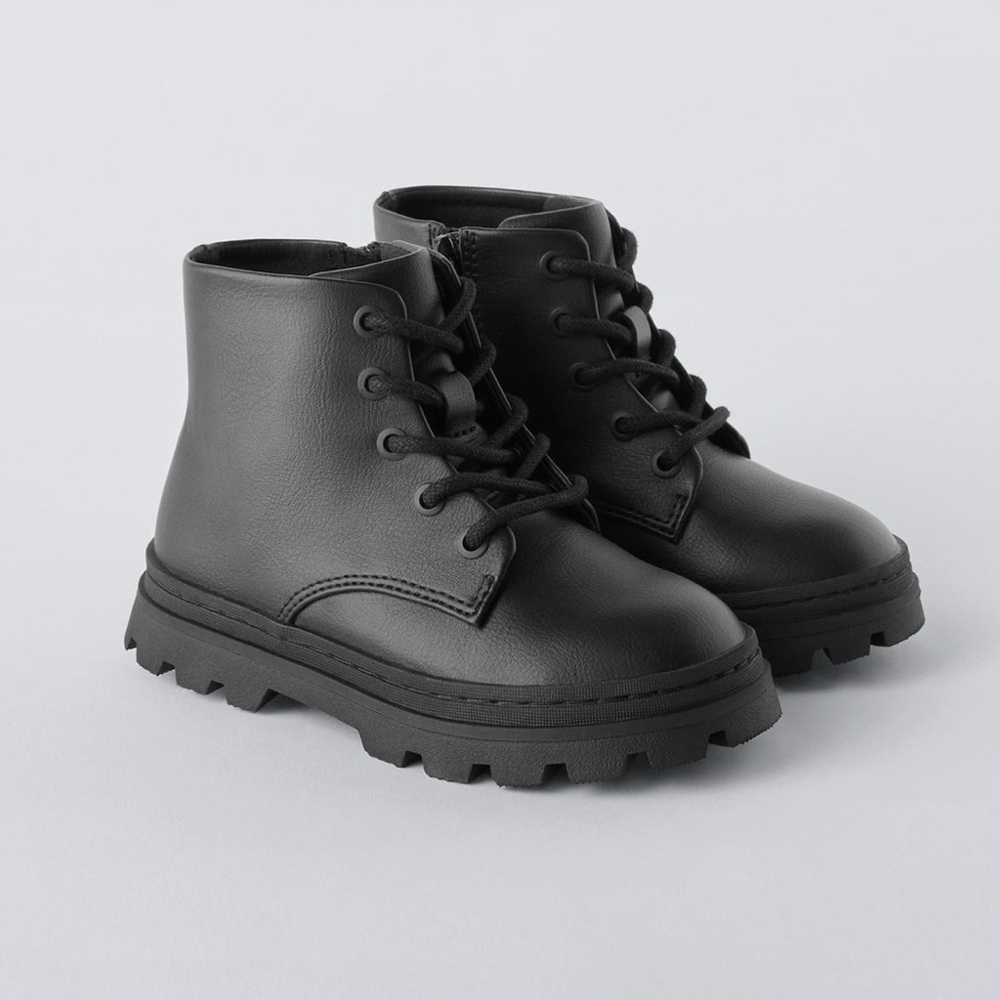 Zara Kids Black Ankle Boots
